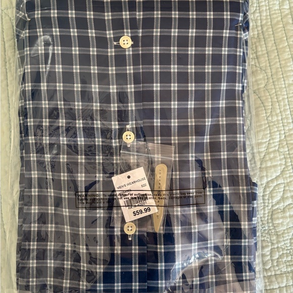 NWT Men’s Long Sleeve Dress shirt Sz. XL - Picture 2 of 2